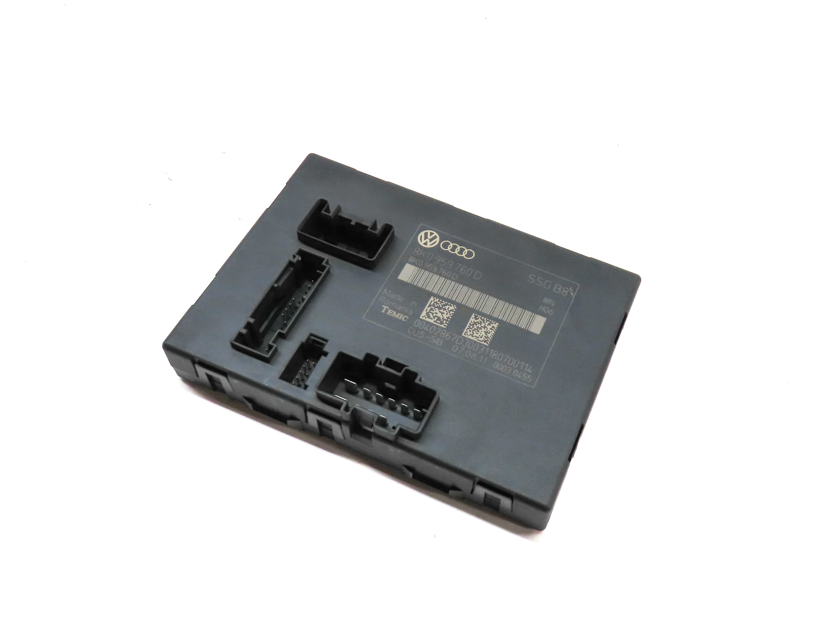 2012 AUDI A4 (B8 8K) FRONT LEFT DRIVER SEAT CONTROL MODULE COMPUTER — exact item pictured